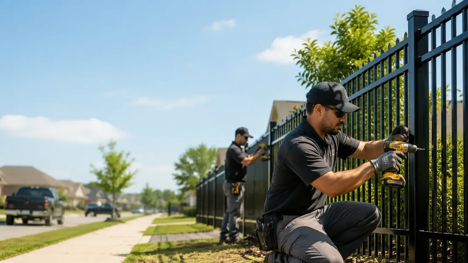 Metal Fence Installation in Burnettsville, IN